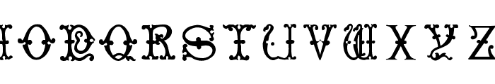 VictorianInitialsOne Font UPPERCASE
