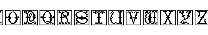 VictorianInitialsOne Font LOWERCASE