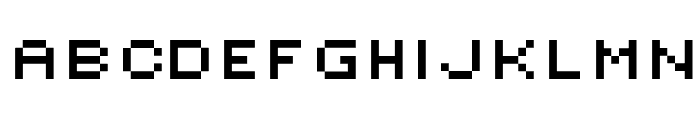Victor's Pixel Font Font UPPERCASE
