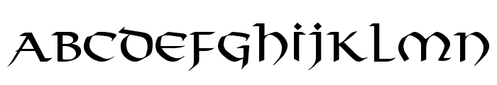 Viking Medium Font LOWERCASE