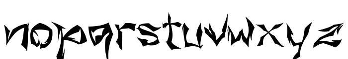 Villain Font LOWERCASE