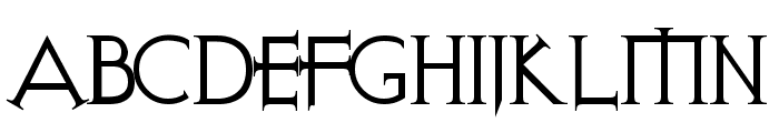 Visitation Regular Font UPPERCASE
