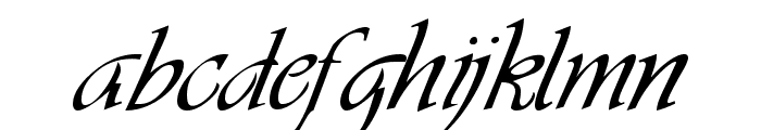Vivacious Font LOWERCASE