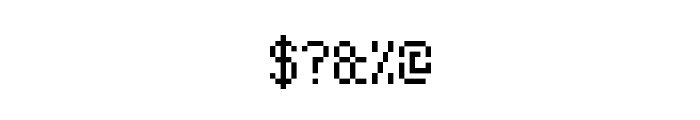 Void Pixel-7 Font OTHER CHARS