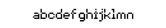 Void Pixel-7 Font LOWERCASE
