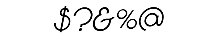 Vonique 64 Italic Font OTHER CHARS