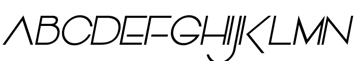 Vonique 64 Italic Font UPPERCASE