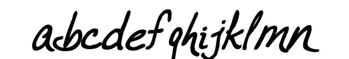 VTC JoeleneHand Bold Italic Font LOWERCASE