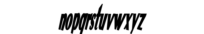 VTC Optika Bold Italic Font LOWERCASE
