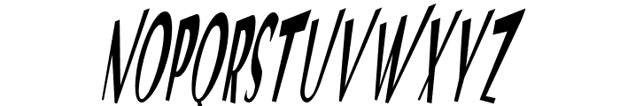 VTC Optika Regular Italic Font UPPERCASE