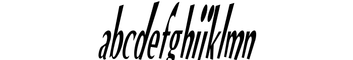 VTC Optika Regular Italic Font LOWERCASE