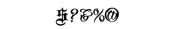VTCTattooScriptTwo Font OTHER CHARS