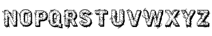 VTKS EMBROIDERY Font UPPERCASE
