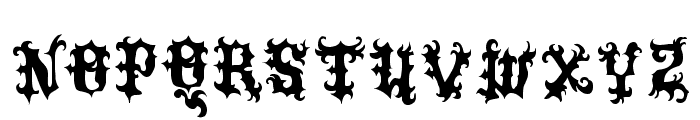 VTKS Tattoo Font UPPERCASE