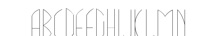 Vue Semi-condensed Light Font UPPERCASE