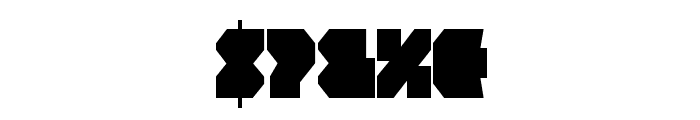 VX Rocket Condensed Font OTHER CHARS