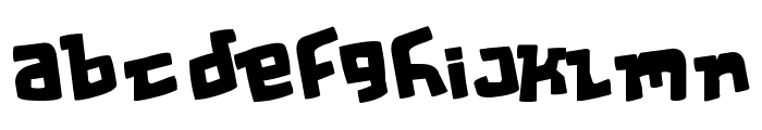 Wacky Spankers Font LOWERCASE