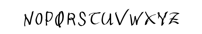 Wacomian-Regular Font LOWERCASE