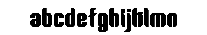 Wager BRK Font LOWERCASE