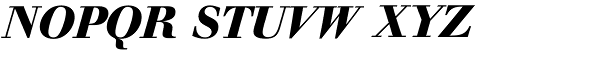 Walbaum Book BQ-Bold Italic OsF Font UPPERCASE