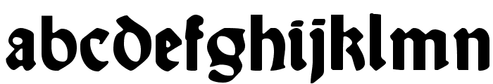 Wallau Deutsch Bold Font LOWERCASE