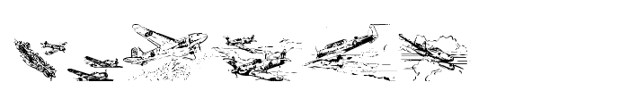 WarIIWarplanes Font LOWERCASE
