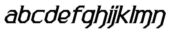 Warlords Italic Font LOWERCASE