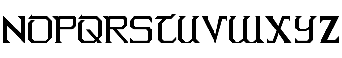 Warlords Normal Font UPPERCASE