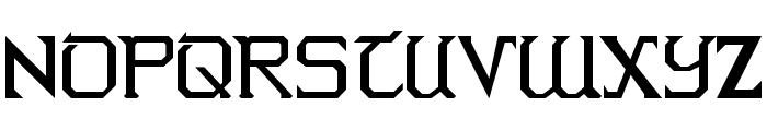 Warlords Font UPPERCASE