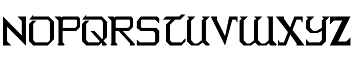 Warlords Font LOWERCASE