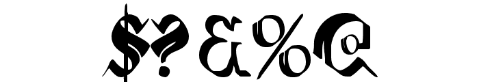 Wars of Asgard Condensed Font OTHER CHARS