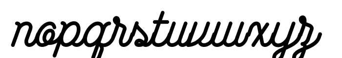 Wasted-Regular Font LOWERCASE