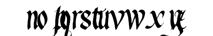 Waters Gothic Font LOWERCASE