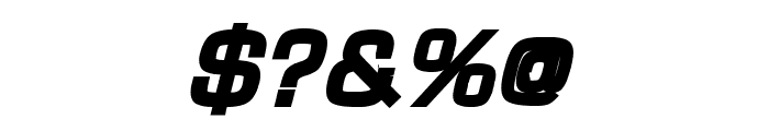 Waukegan LDO Black Oblique Font OTHER CHARS