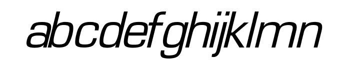 Waukegan LDO Oblique Font LOWERCASE