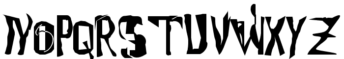 Waxtrax Medium Font UPPERCASE