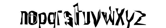 Waxtrax Medium Font LOWERCASE