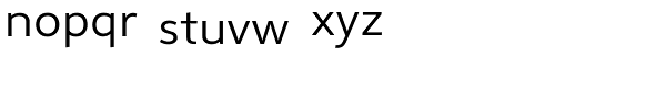 Wayfinding Sans Ex N-Regular Font LOWERCASE