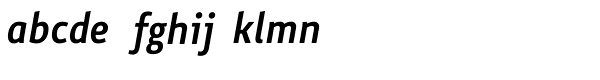 Wayfinding Sans Rg N-Bold Italic Font LOWERCASE