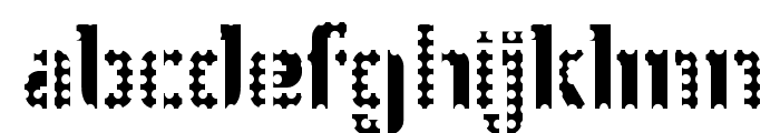 WC Wunderbach Perfo Bta Font LOWERCASE