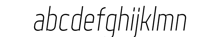 Web Serveroff Italic Font LOWERCASE