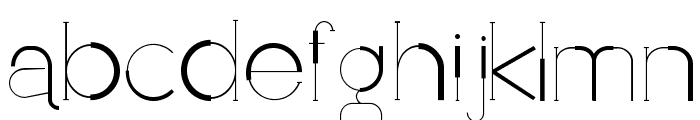 WeightUp-Bold Font LOWERCASE