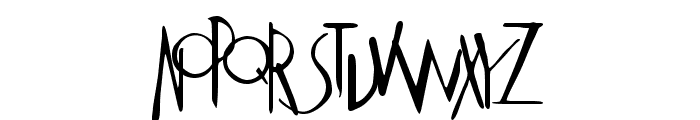 Weimar Regular Font UPPERCASE
