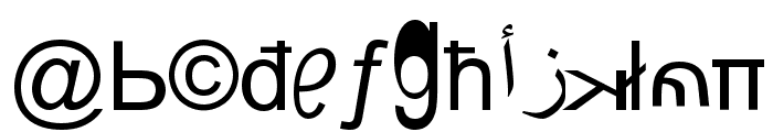 Weird Tucan-Noobs from Saint Seson Font LOWERCASE
