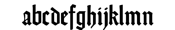 Weiss-Gotisch Font LOWERCASE