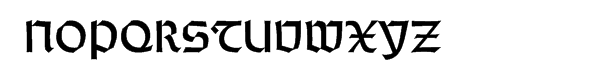 Weiss® Rundgotisch Regular Font UPPERCASE