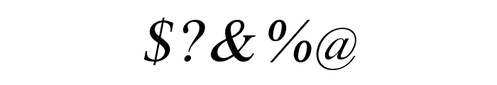 Wenceslas-Oblique Font OTHER CHARS