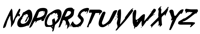 Were-Beast Italic Font LOWERCASE