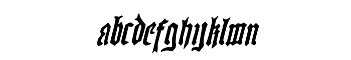 Westdelphia Rotalic Font LOWERCASE