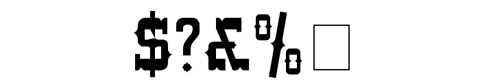 Western Normal Font OTHER CHARS